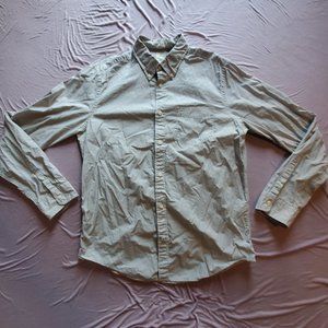 Gap Lived-in Stripe Large Oxford Cloth Button Down